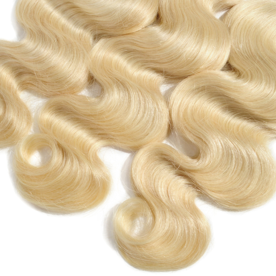 613 Blonde Human Hair Wefts | Love Collection | Bodywave