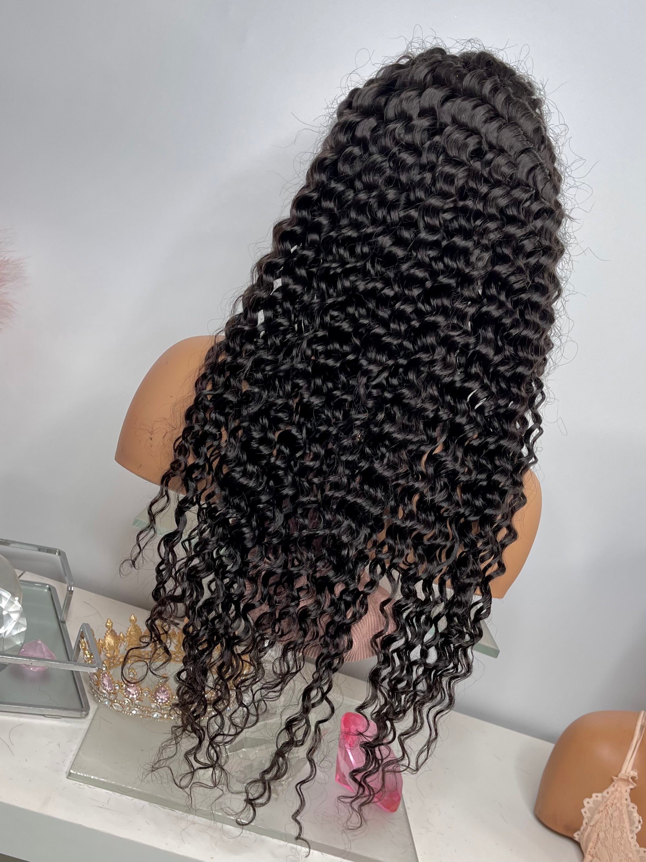Uncustomized Virgin Hair Lace Wig | Deep Wave