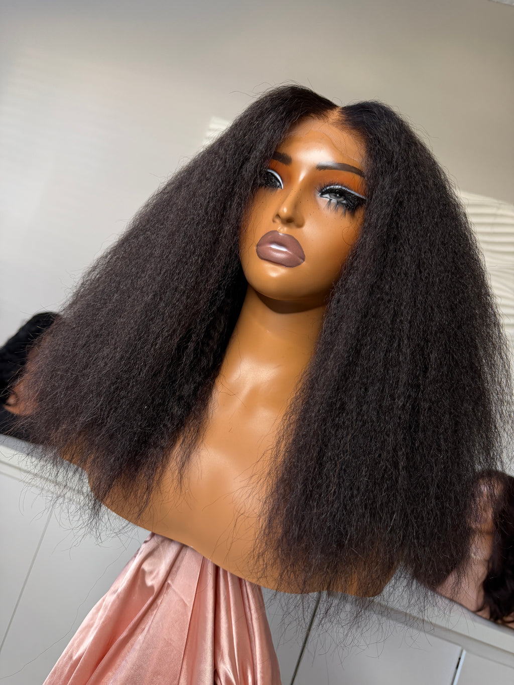 Textured Straight HD Lace Closure Wig