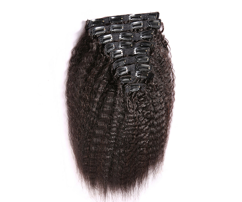 Clip In Extensions | Love Collection | Kinky Straight| 1, 1b or 2