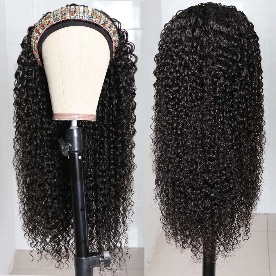 Virgin Hair HeadBand/Flip Over Wigs  (All Lengths & Textures)