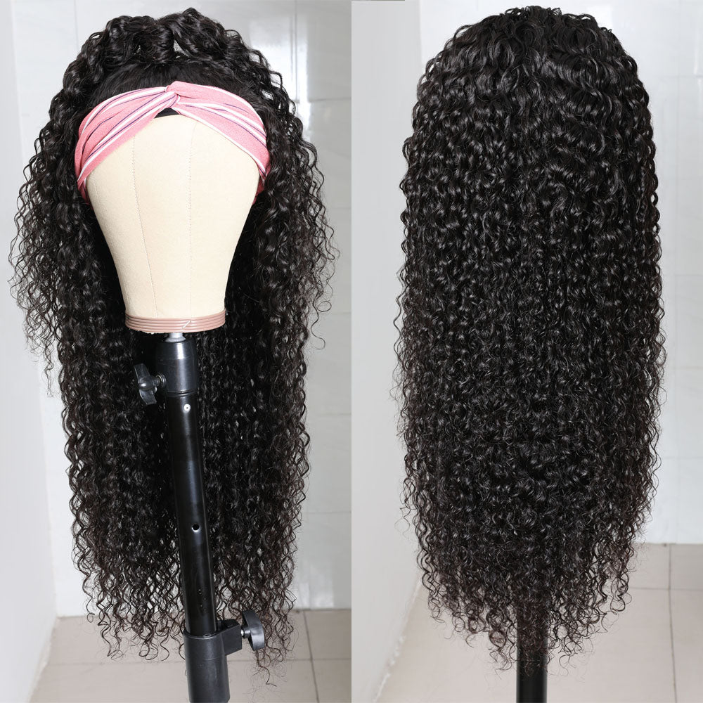 Virgin Hair HeadBand/Flip Over Wigs  (All Lengths & Textures)