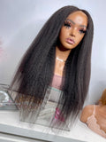 Uncustomized Virgin Hair Lace Wig | Kinky Straight