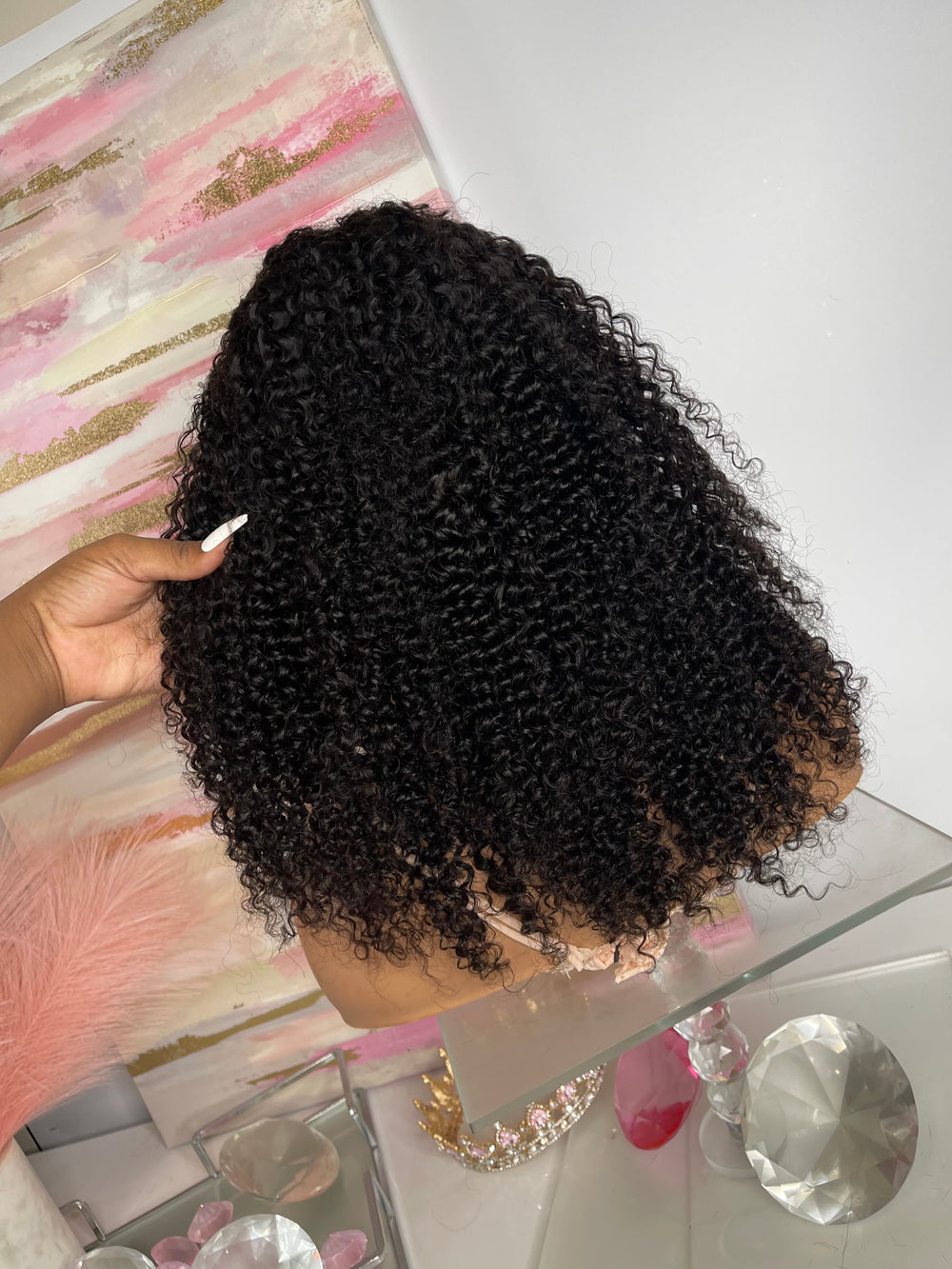 Uncustomized Virgin Hair Lace Wig | Kinky Curly