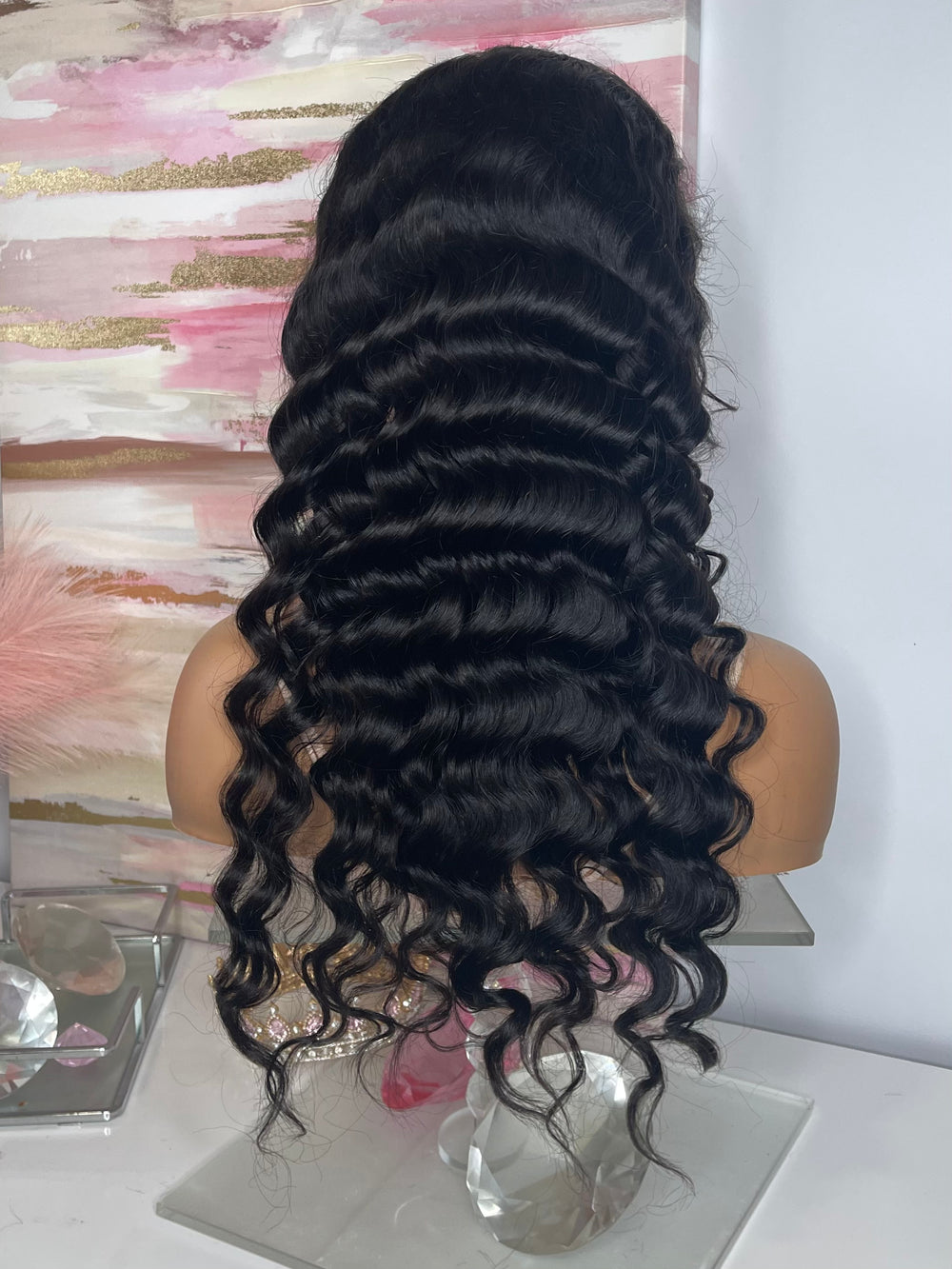 Uncustomized Virgin Hair Lace Wig | Loose Deep Wave