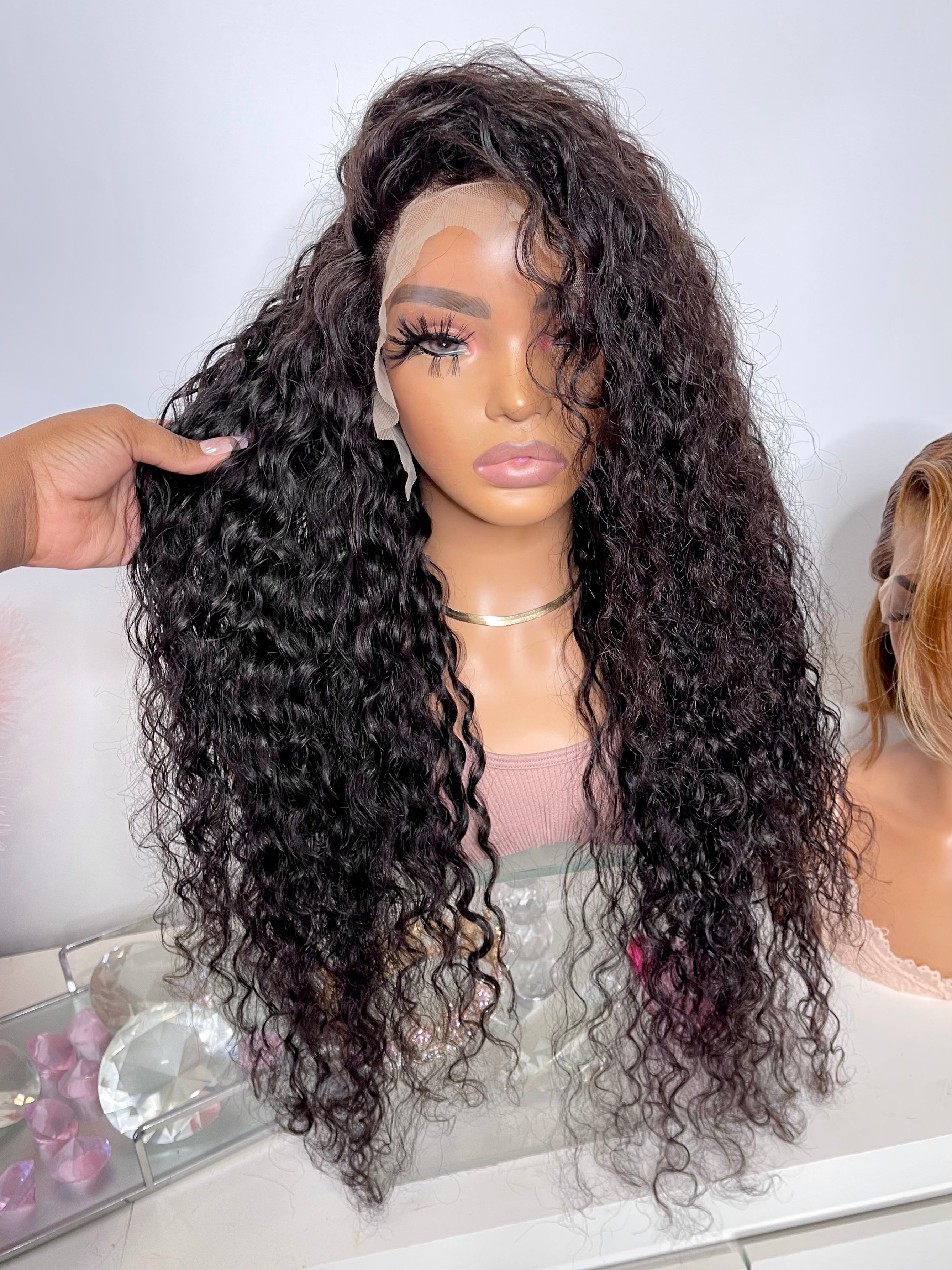Uncustomized Virgin Hair Lace Wig | Natural Wave