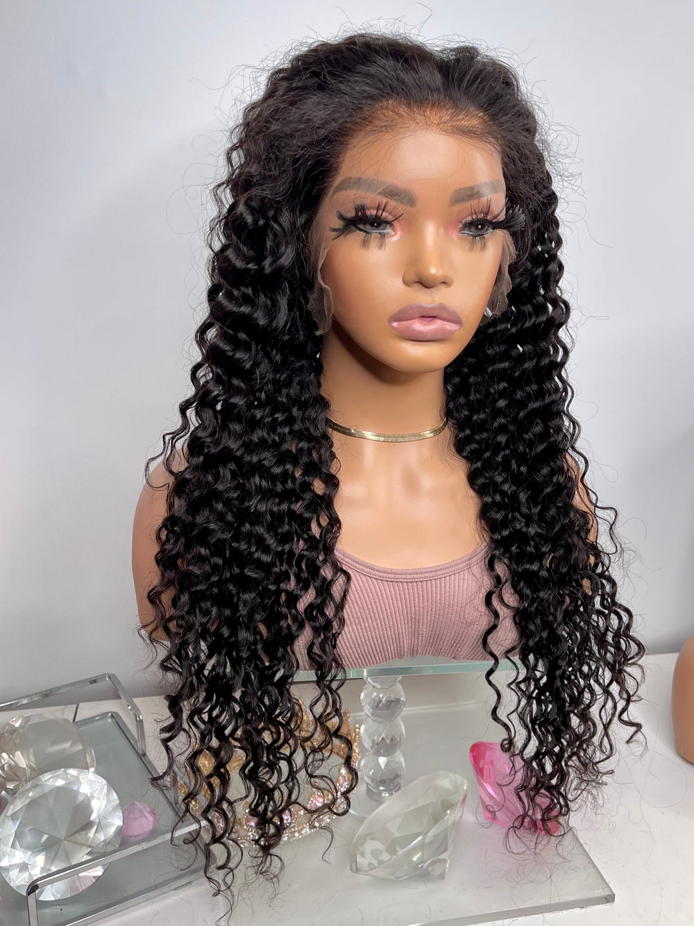 Uncustomized Virgin Hair Lace Wig | Deep Wave