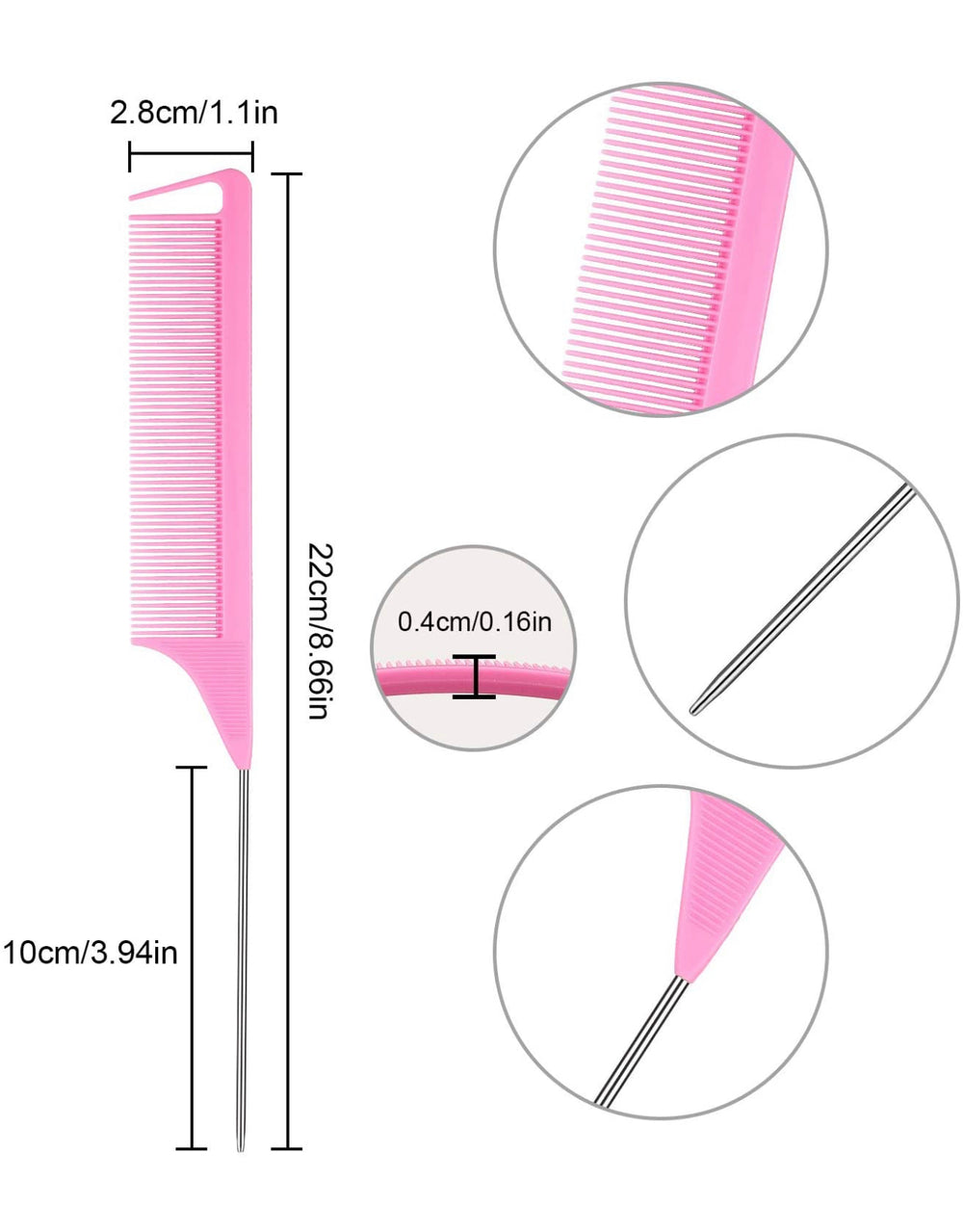 Pink Perfect Part Comb