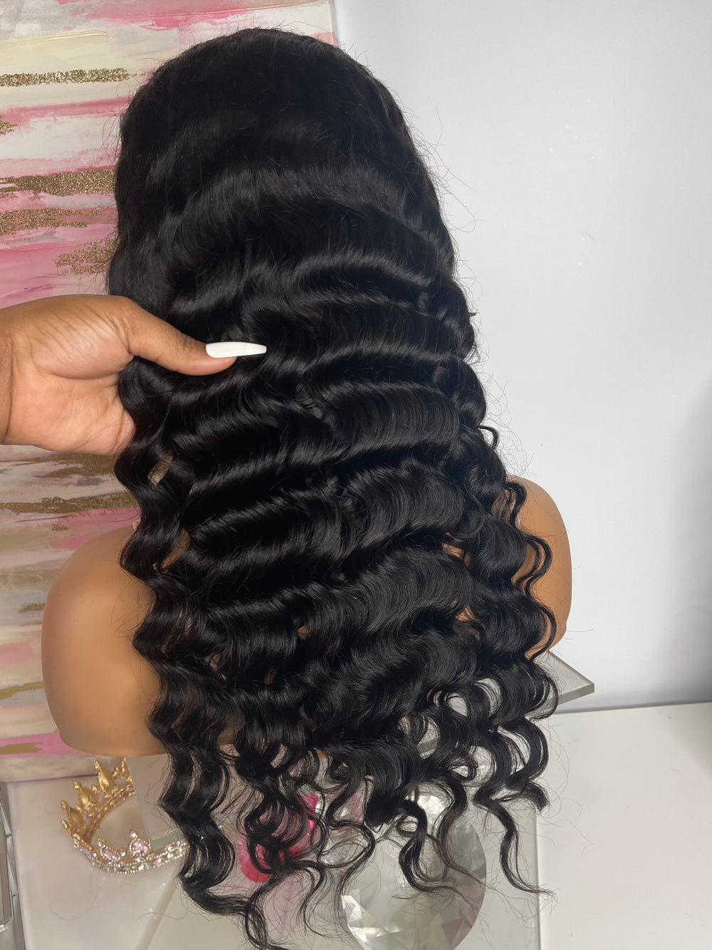 Uncustomized Virgin Hair Lace Wig | Loose Deep Wave